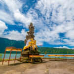 Taman Beji Temple in Ulun Danu Beratan, Bedugul as a place for the Melasti Ceremony "Ahead of Nyepi Day" by the Hindu community in Bali.